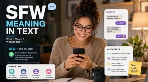 Sissy caption example represented by an adult checking a social media post on a smartphone