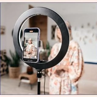  Caption for Instagram created by a content creator planning and recording social media content