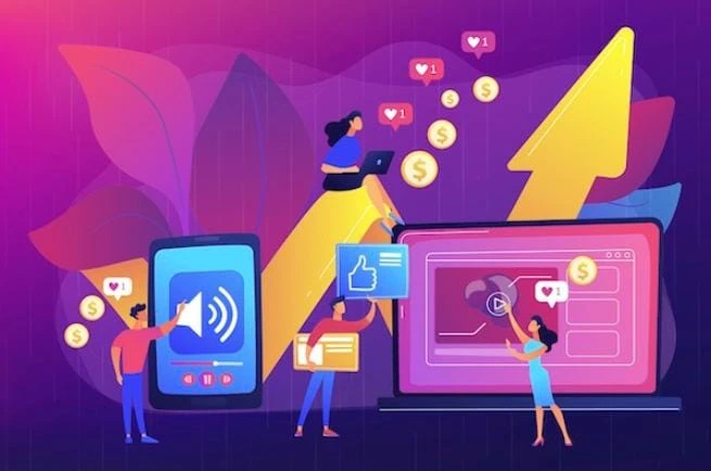 Caption for Instagram being refined by a creator while reviewing social media content on a smartphone